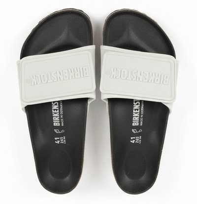 Birkenstock Tema Microfiber Gray Slide Sandal ( WITHOUT BOX )