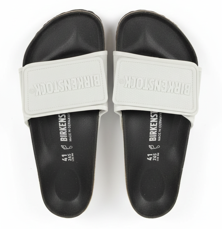 Birkenstock Tema Microfiber Gray Slide Sandal ( WITHOUT BOX )