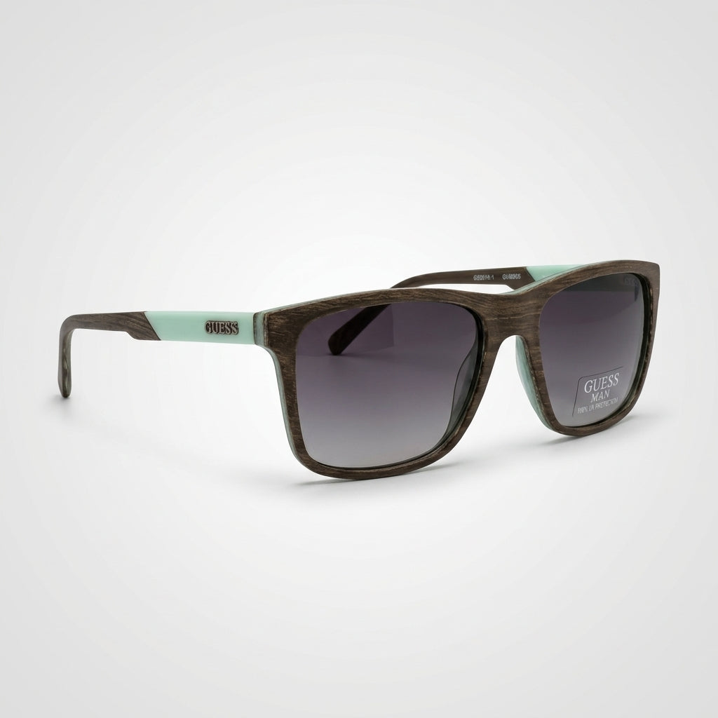 Guess Men GU6805 Rectangular Sunglasses, Multicolor