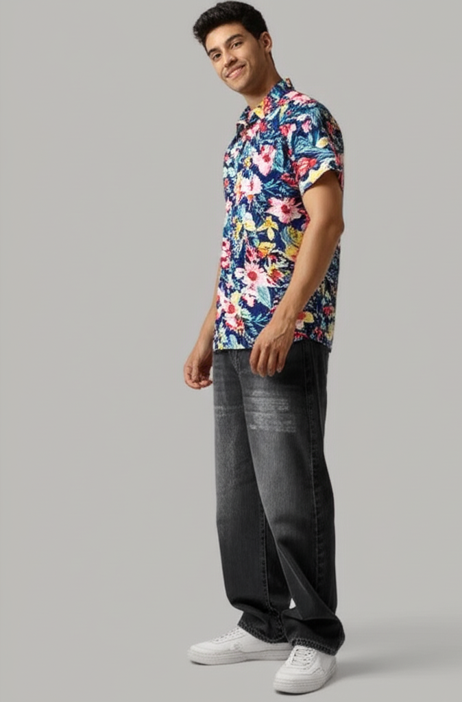 Denim & Flower Ricky Singh Floral Shirt