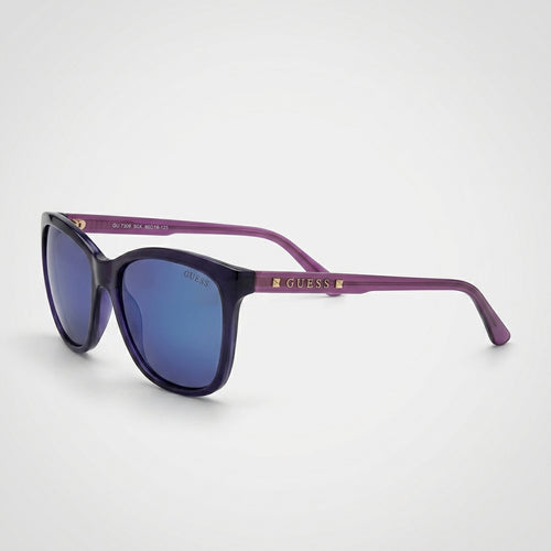 Guess Women GU7308 Square Sunglasses, Purple