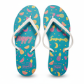 Dupe Turquoise Women's Flip Flops
