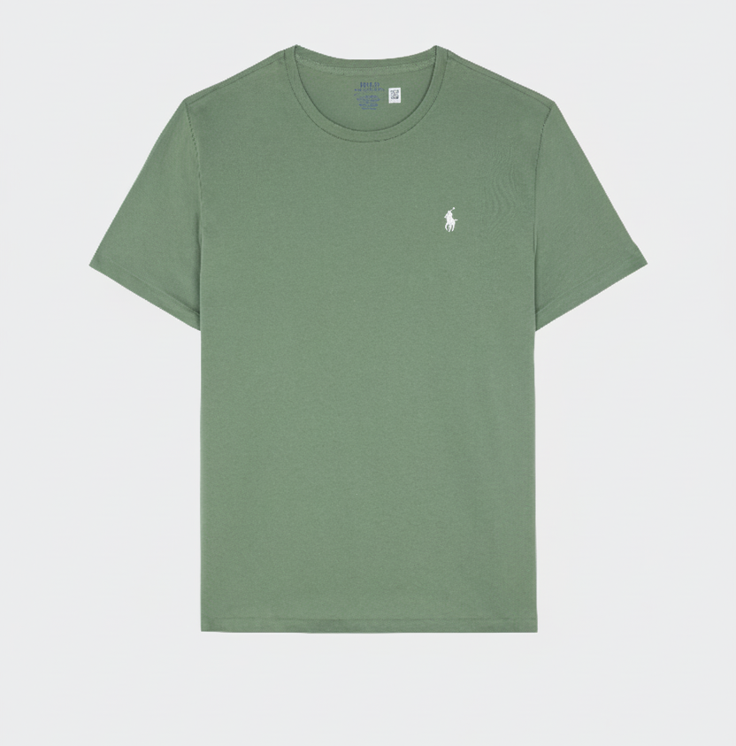polo ralph lauren Custom Slim Fit Jersey Crewnek T-shirt | Green