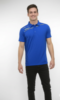 uhlsport 3.0 Stream Polo Shirt Blue - Yellow