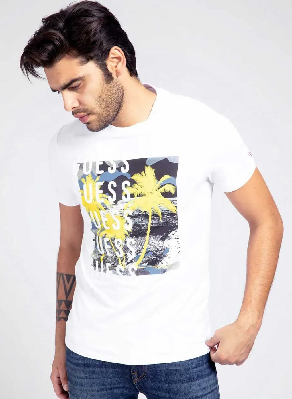 Guess Men's T-shirt White
