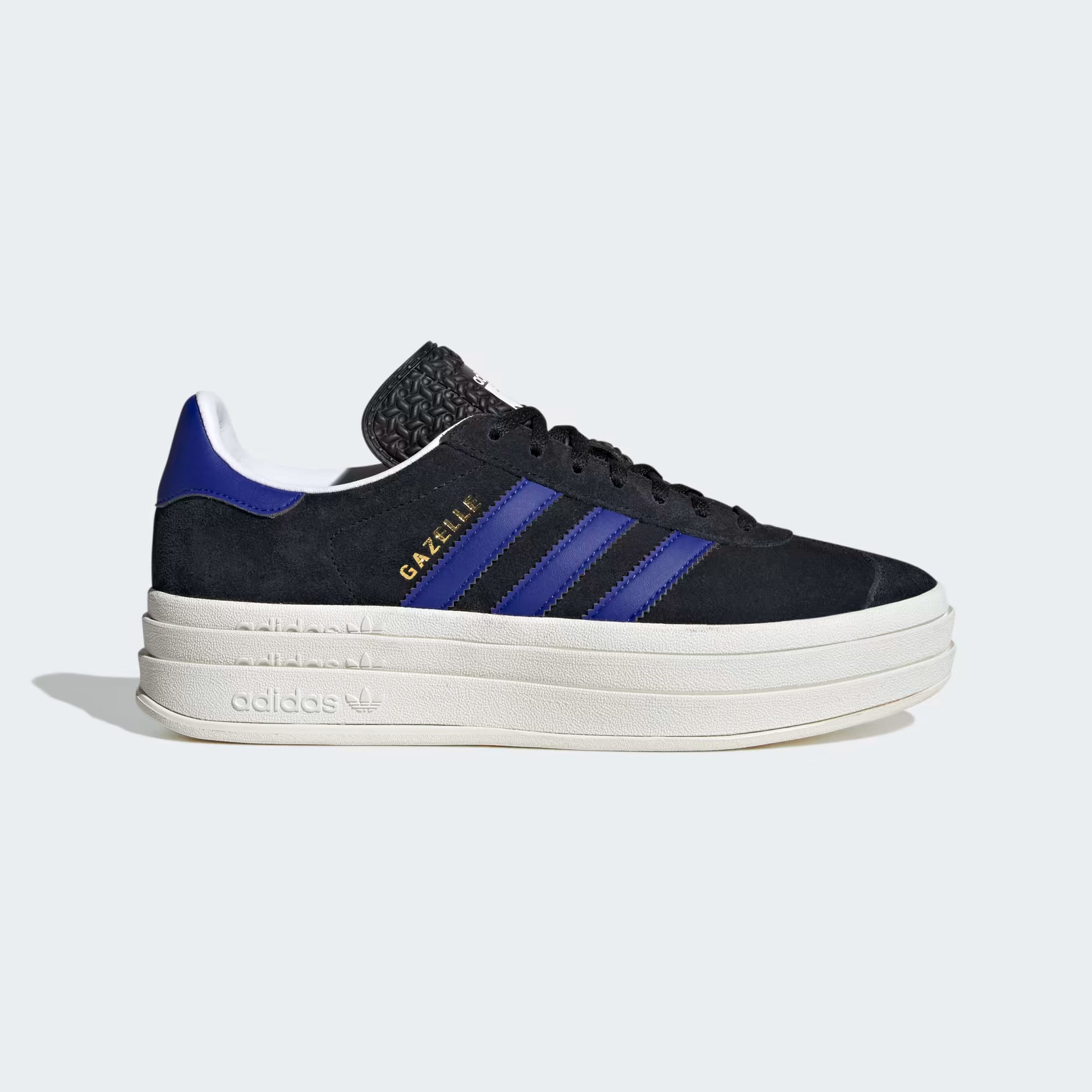 Adidas Wmns Gazelle Bold 'Black Lucid Blue' - HQ4408