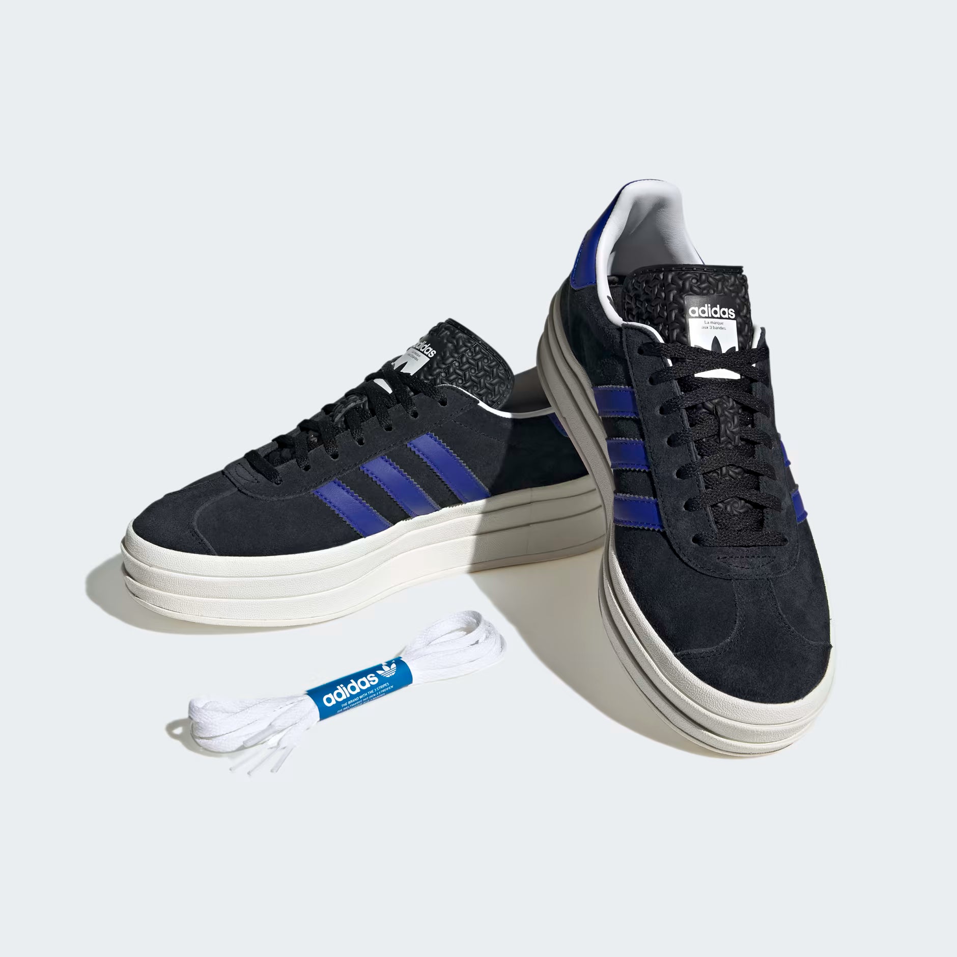 Adidas Wmns Gazelle Bold 'Black Lucid Blue' - HQ4408