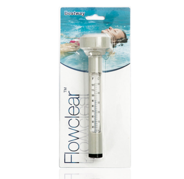 Floating pool thermometer