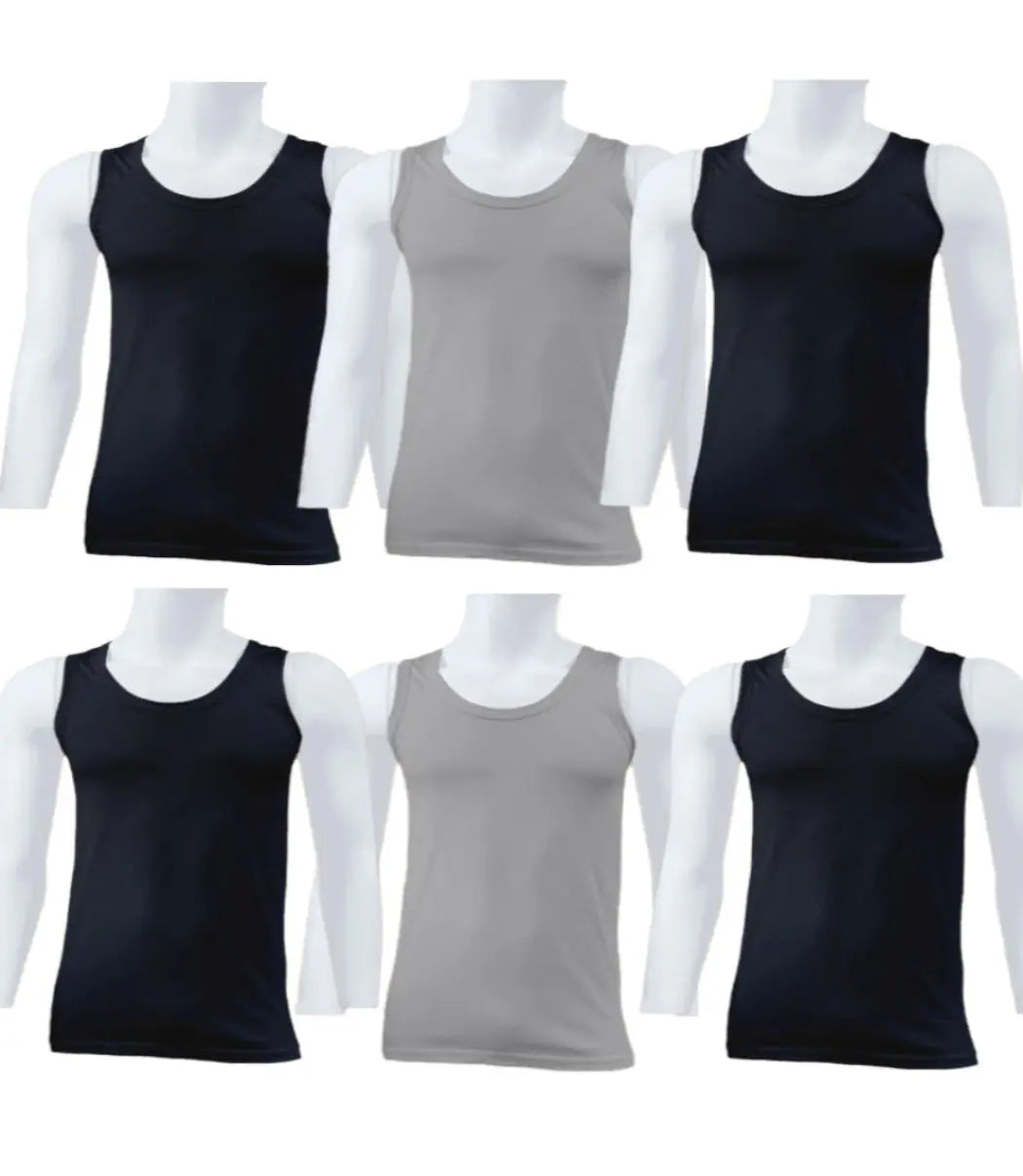 Textelo Under Shirt 100% Cotton Vests Sport -Lounge T-shirt for Men ,(6 pack) colors  soft cotton Textelo