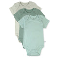 SIZE: 6M - Honest Baby Clothing Baby Boy or Girl Gender Neutral Organic Cotton Short Sleeve Bodysuits, 3 Pack