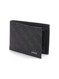 Guess Men's Wallet Black 4G Logo Genuine Leather D4/35