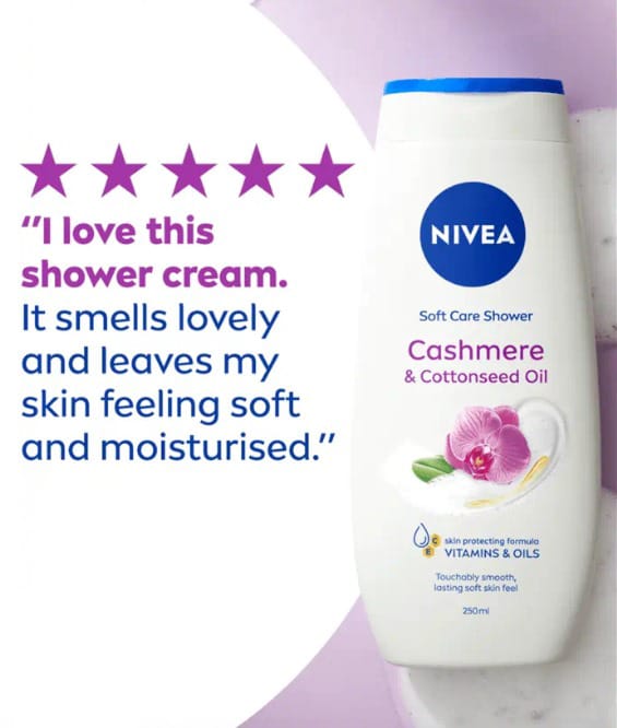 Cashmere & Cotton Seed Oil Shower Cream