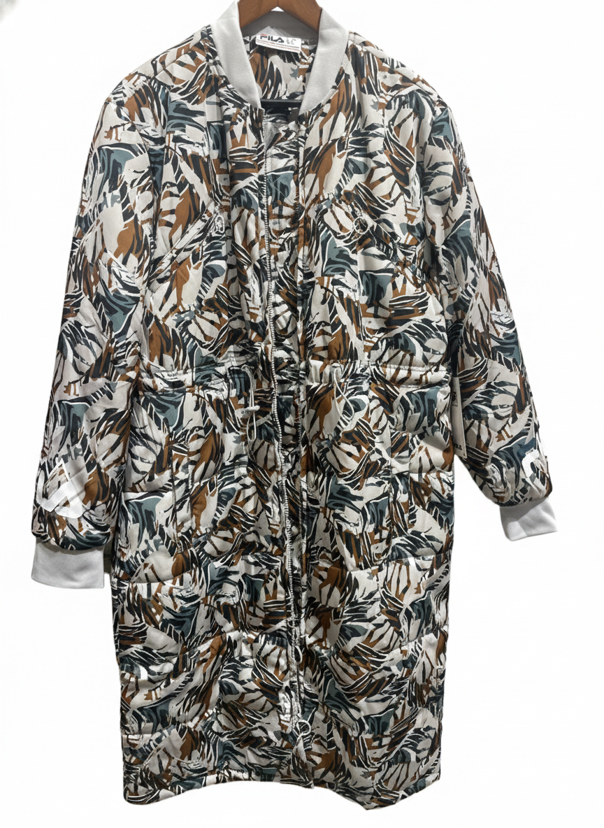 Fila women paulana giraffe print coat f22usaw3-047