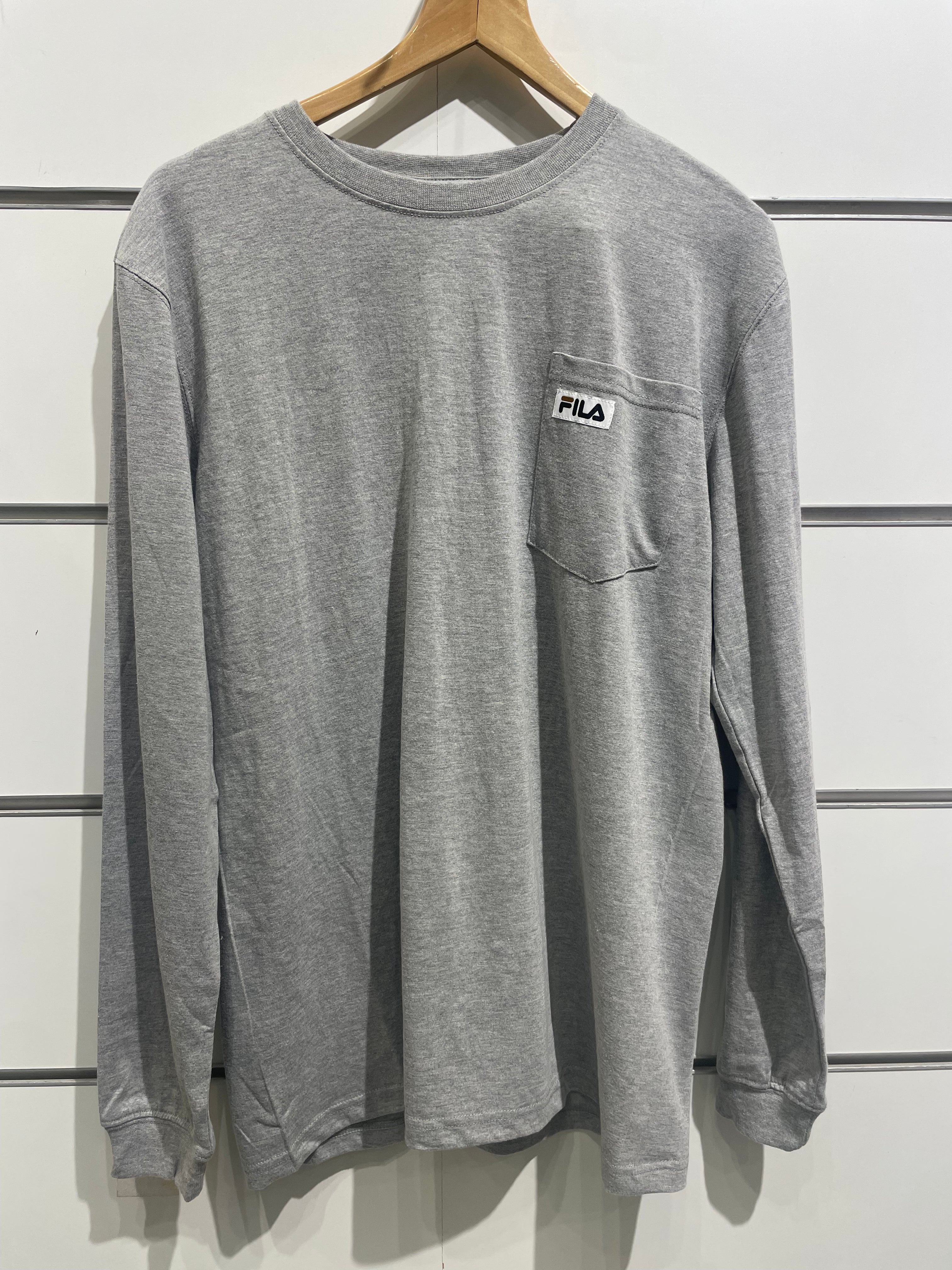 Fila menswear workwear L/s jersey pkt shirt fmt1237-073