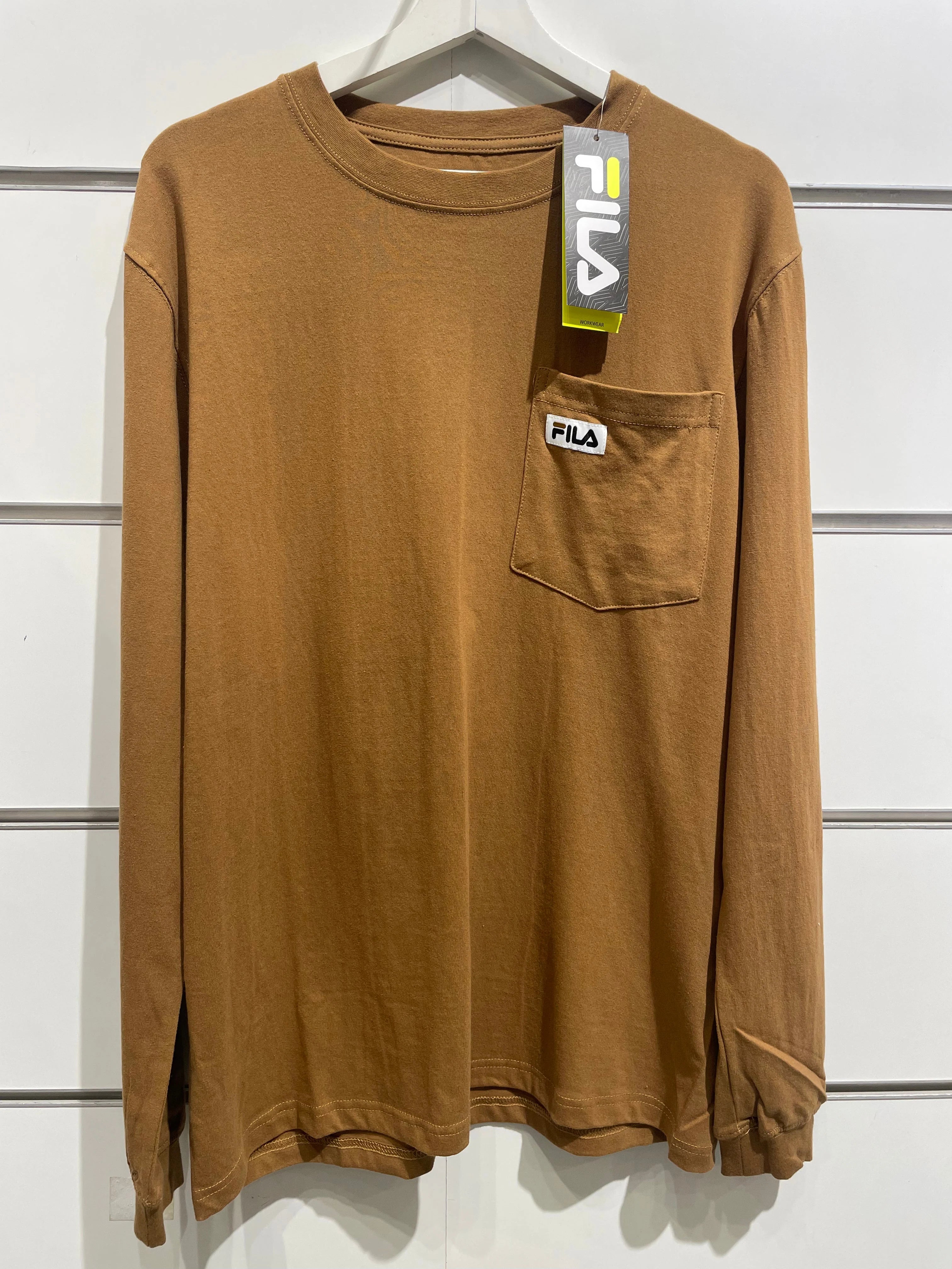 Fila menswear workwear L/s jrsy pkt shirt fmt1237