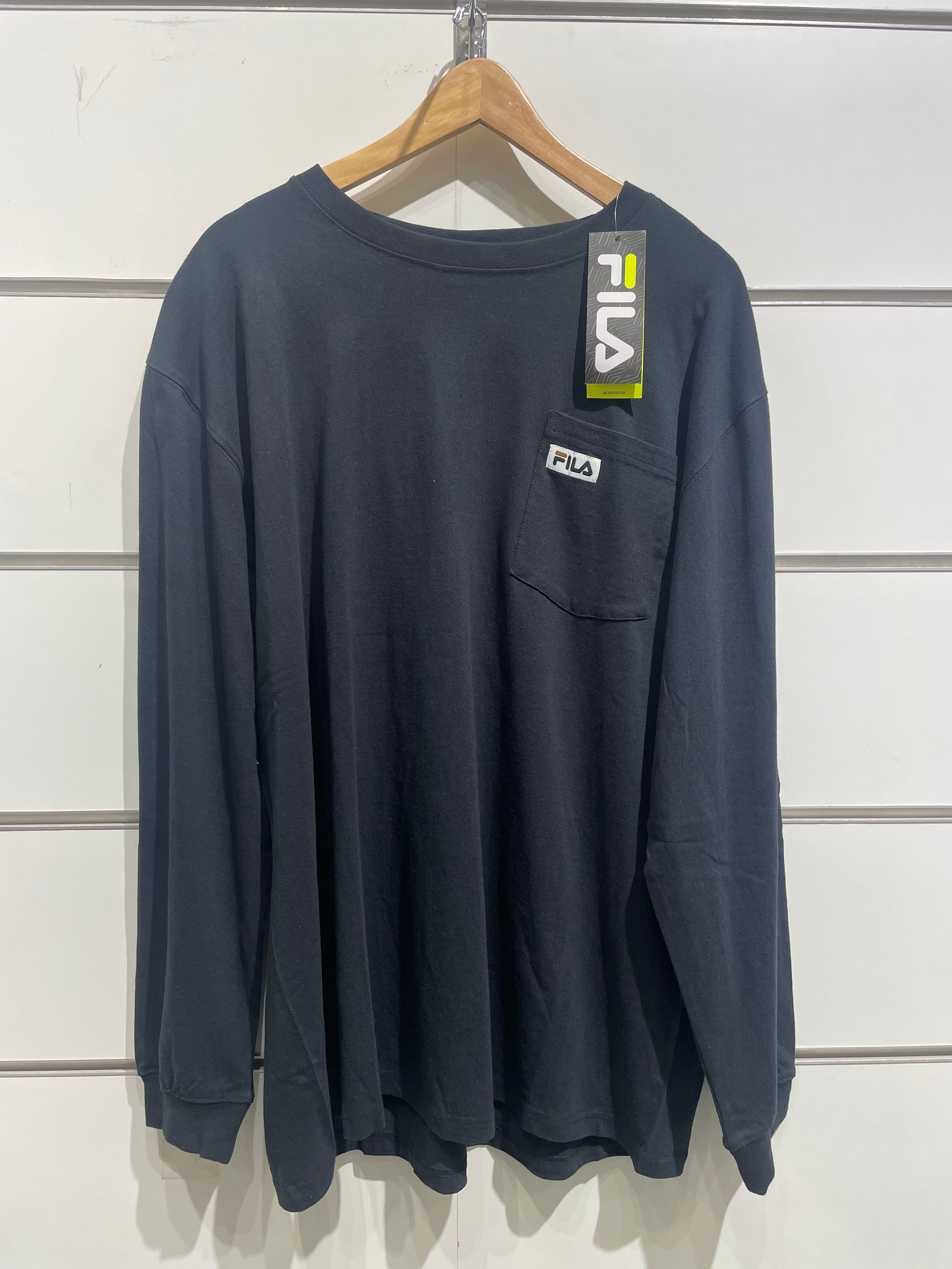 Fila men workwear L/S jrsy pkt shirt fmt1237-001