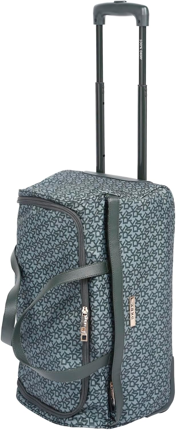 DKNY Vintage Signature Wheeled Duffle Bag Ashley Blue Luggage DM122VN0