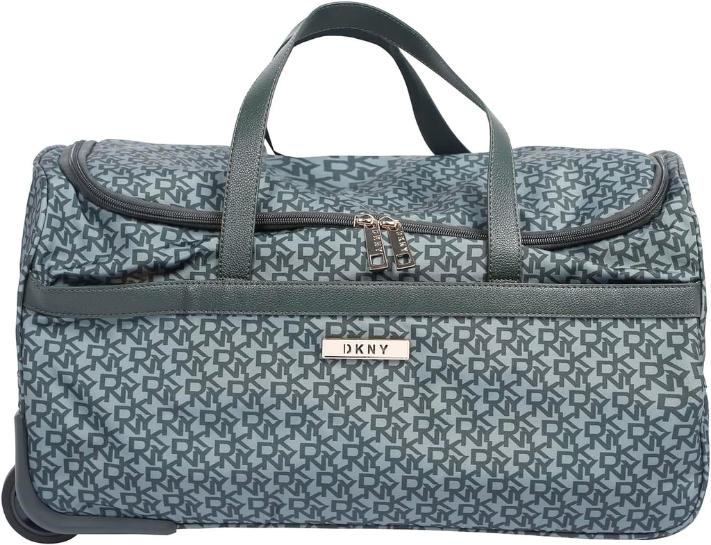 DKNY Vintage Signature Wheeled Duffle Bag Ashley Blue Luggage DM122VN0