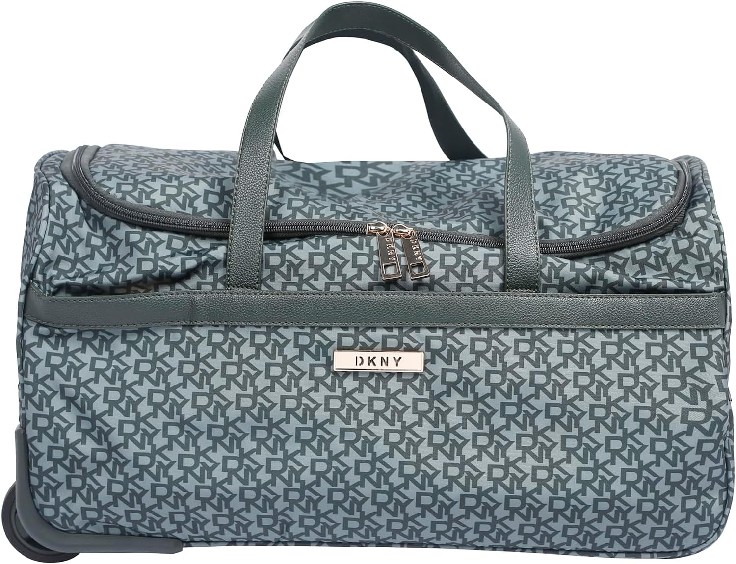 DKNY Vintage Signature Wheeled Duffle Bag Ashley Blue Luggage DM122VN0