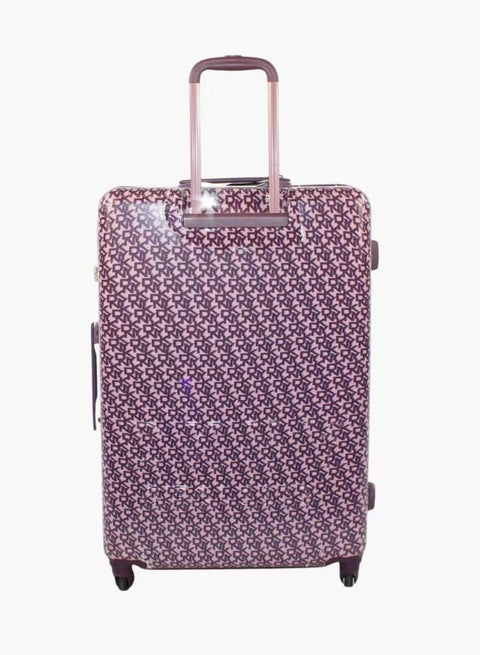 DKNY Vintage Signature Upright Vintage Rose/ Aubergine Trolley Bag Luggage DM414SG9