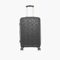 Calvin Klein Monogram Upright Grey Trolley Bag Luggage