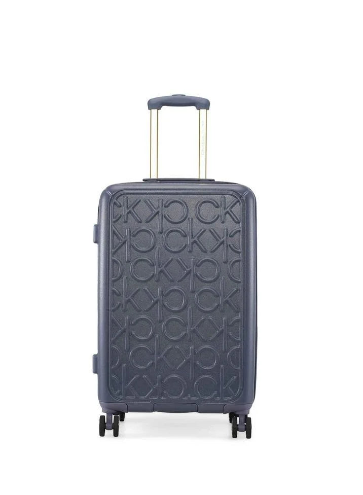 Calvin Klein Monogram Upright Denim Trolley Bag Luggage LH418BM2