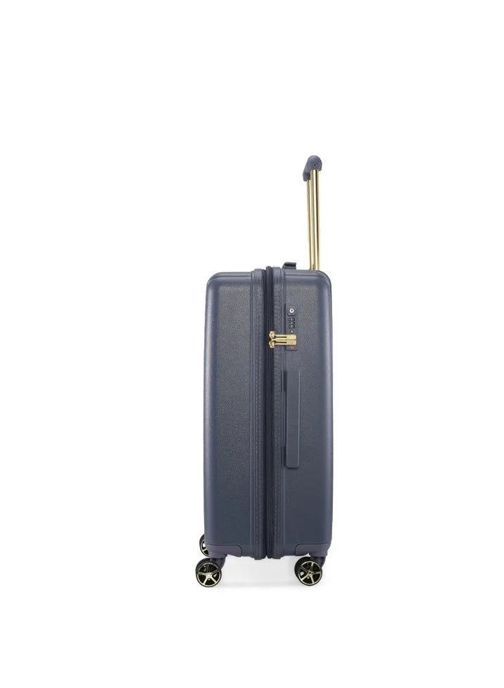Calvin Klein Monogram Upright Denim Trolley Bag Luggage LH418BM2