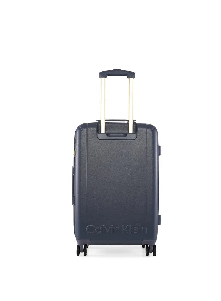Calvin Klein Monogram Upright Denim Trolley Bag Luggage LH418BM2