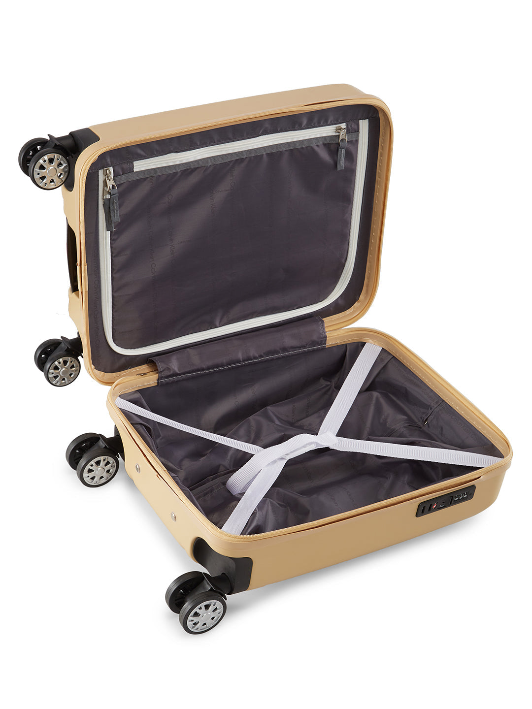 Calvin Klein Upright New Wheat Trolley Bag Luggage LH118OD2