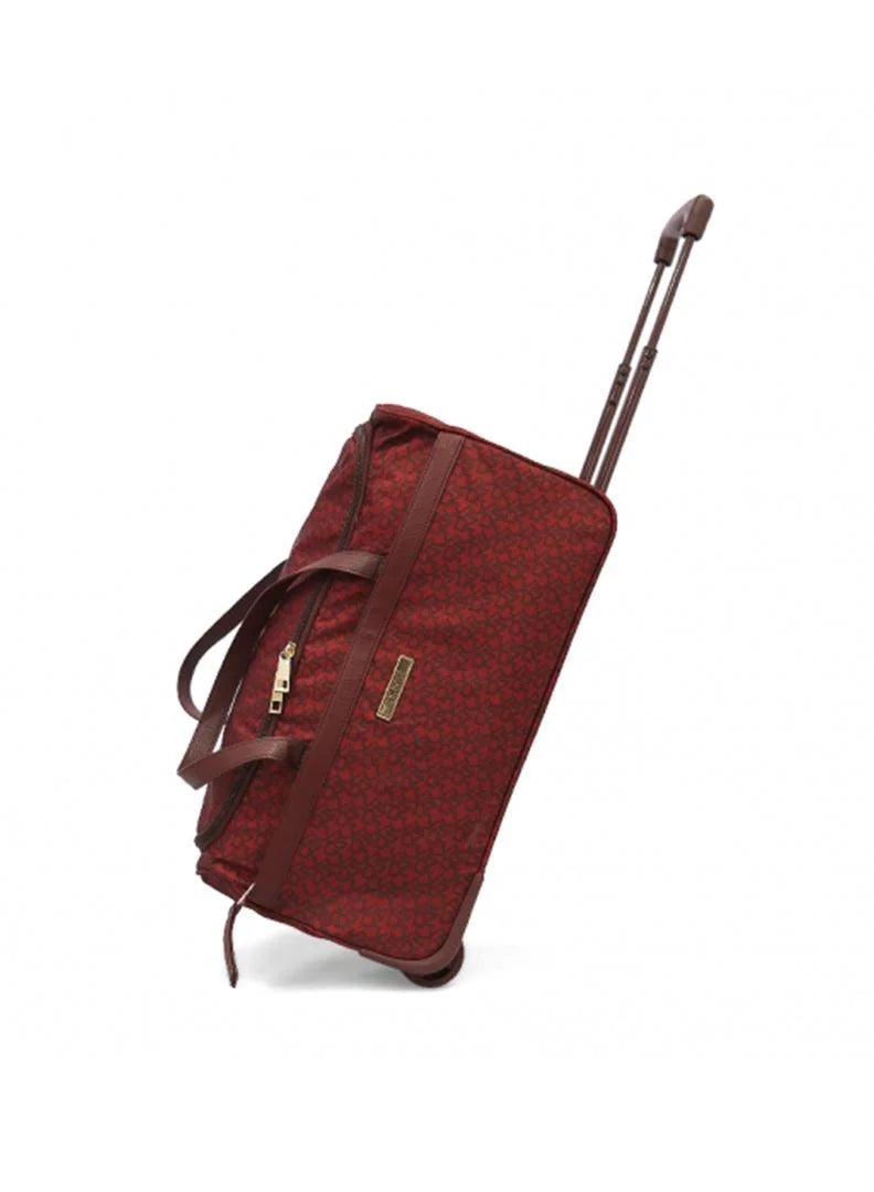 Vintage Signature Wheeled Duffle Dark Red Luggage DM122VN0