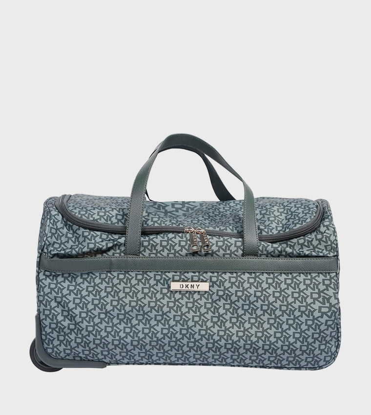 DKNY Vintage Signature Wheeled Duffle Bag Lily Pad Green Luggage DM122VN0