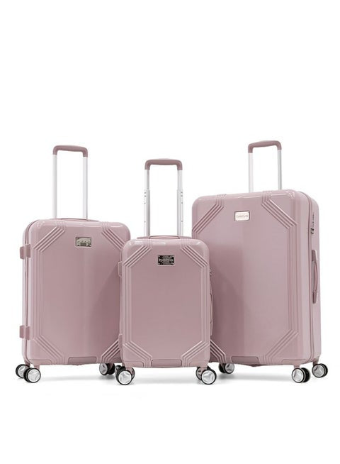 Bebe Light Weight Mobility PolyCarbonate Pink Trolley Bag Luggage BE-PC-34325-RSPK