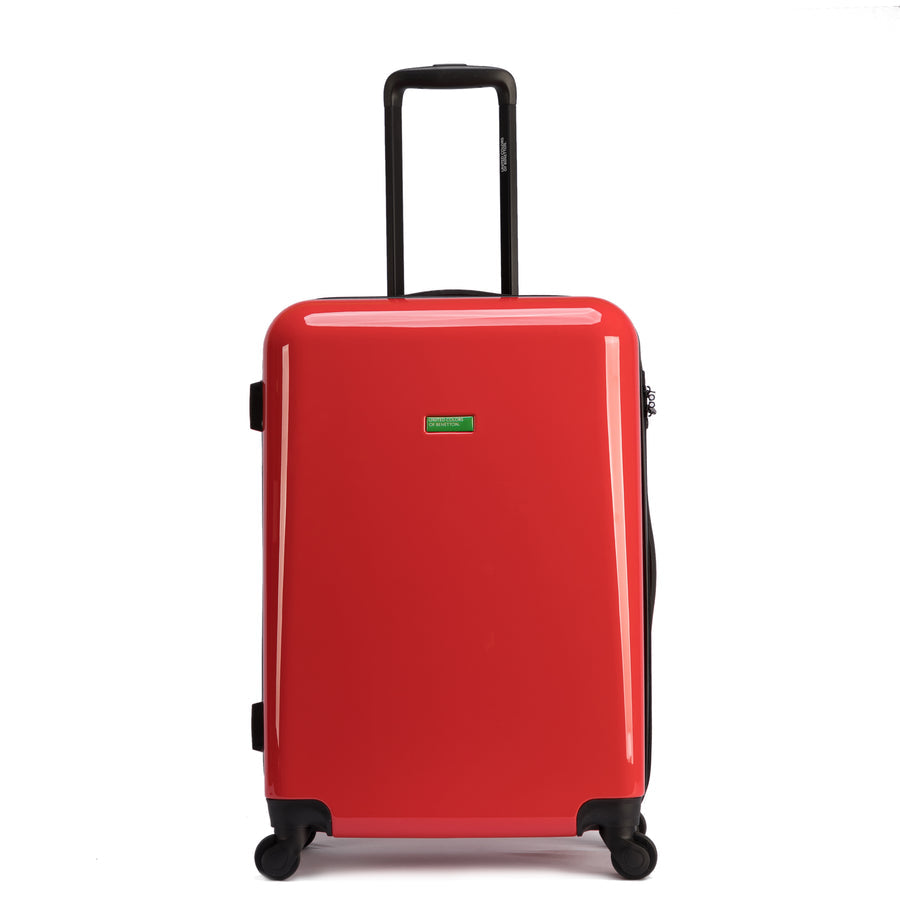 United Colors Of Benetton Vola Cocoon Red Medium Trolley Bag Luggage 9BBCO12R28