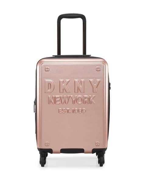 DKNY New York Est.1989 Upright Rose Gold Trolley Bag Luggage DH414NY2