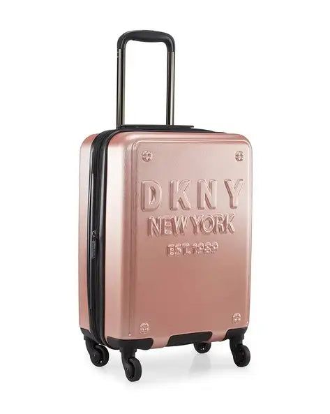 DKNY New York Est.1989 Upright Rose Gold Trolley Bag Luggage DH414NY2