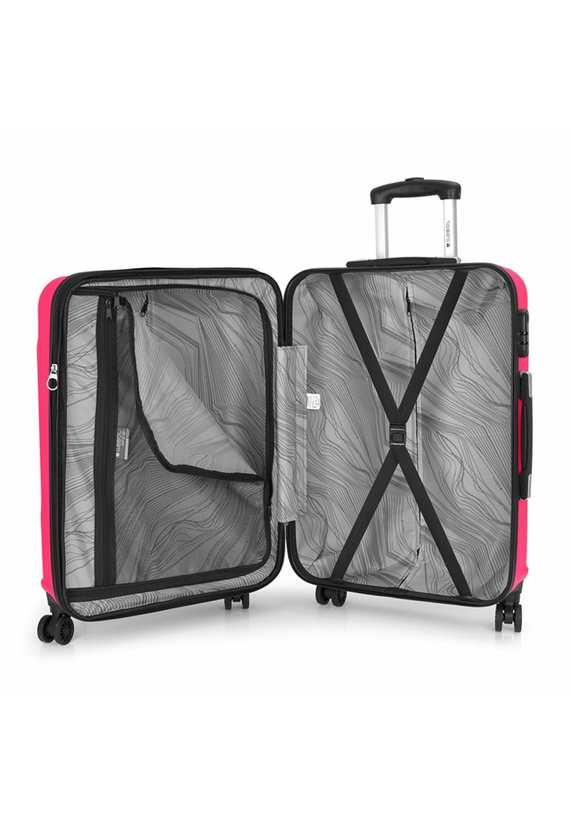 Gabol Full Of Life Light Combination Lock Double Wheeled Suitcase Luggage 119646-036