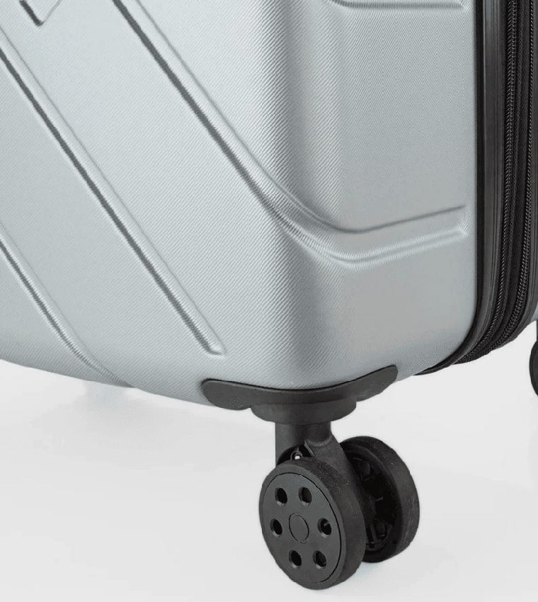 DKNY Sidetracked Intl Upright Silver Trolley Bag Luggage DM818SD3