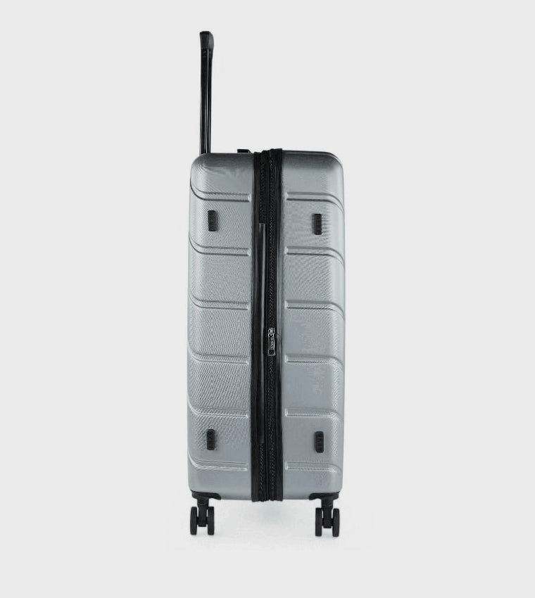 DKNY Sidetracked Intl Upright Silver Trolley Bag Luggage DM818SD3