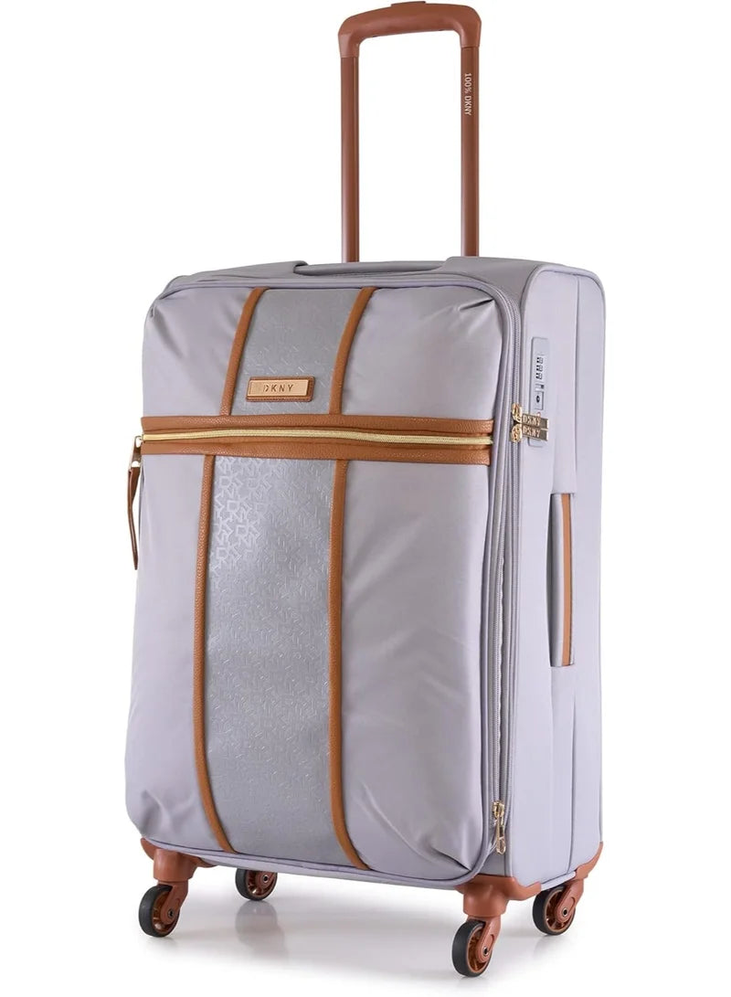 DKNY Autograhed Upright Storm Grey Trolley Bag Luggage DT414AG2