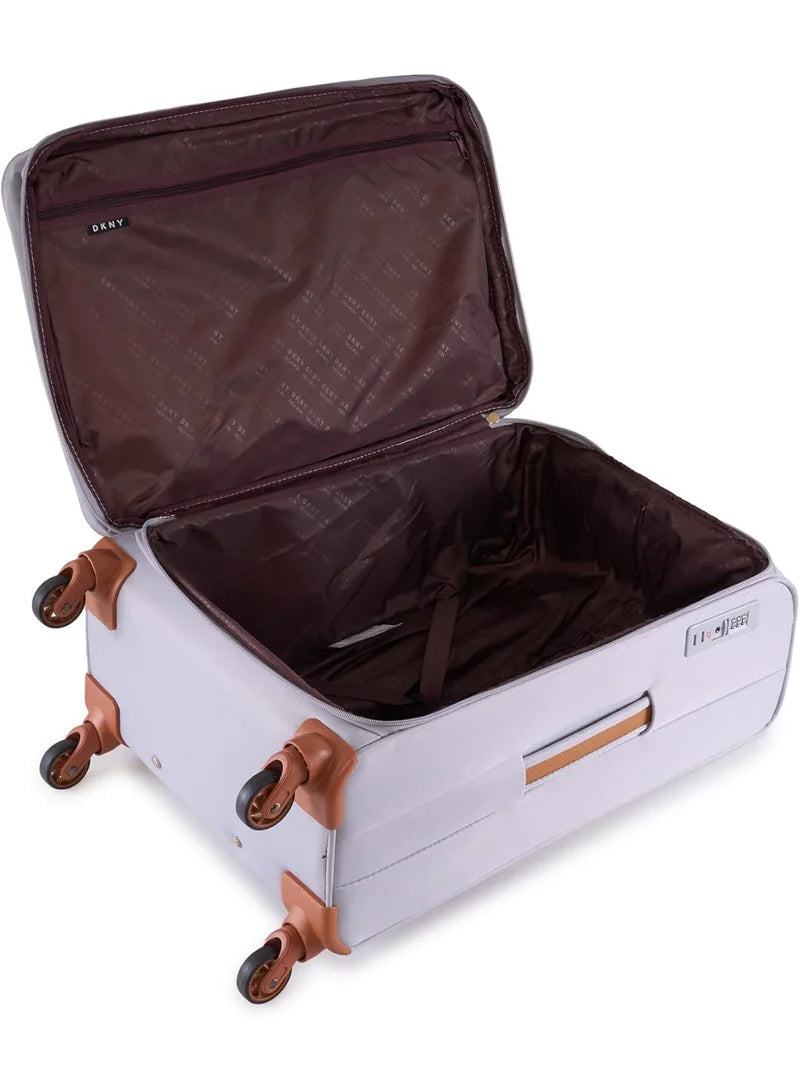 DKNY Autograhed Upright Storm Grey Trolley Bag Luggage DT414AG2