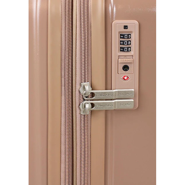 Calvin Klein Waffle Upright Cornstalk Trolley Bag Luggage LH118WF3