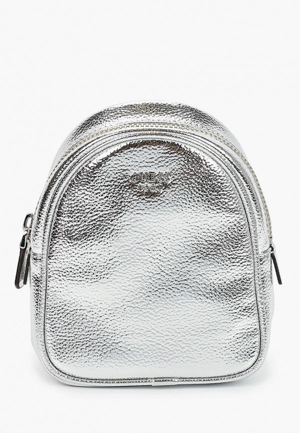حقيبة نسائية ميني من Guess Los Angeles Silver MY745431