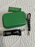 United Colors Of Benetton Green Hand Case Bag BNTM-101