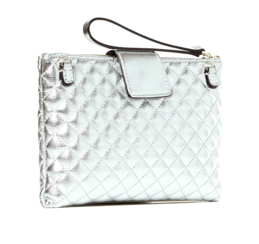 حقيبة يد نسائية ميني دازل فضية من Guess طراز BG767569
