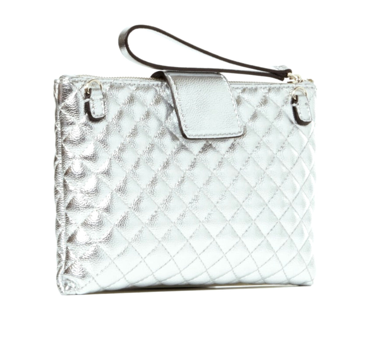 Guess Dazzle Mini Silver Women Handbag BG767569