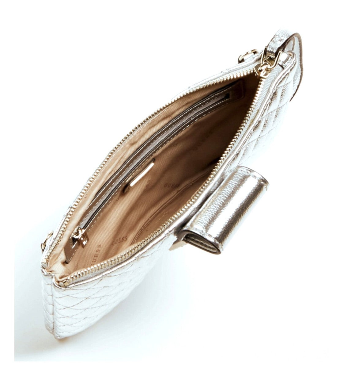 Guess Dazzle Mini Silver Women Handbag BG767569