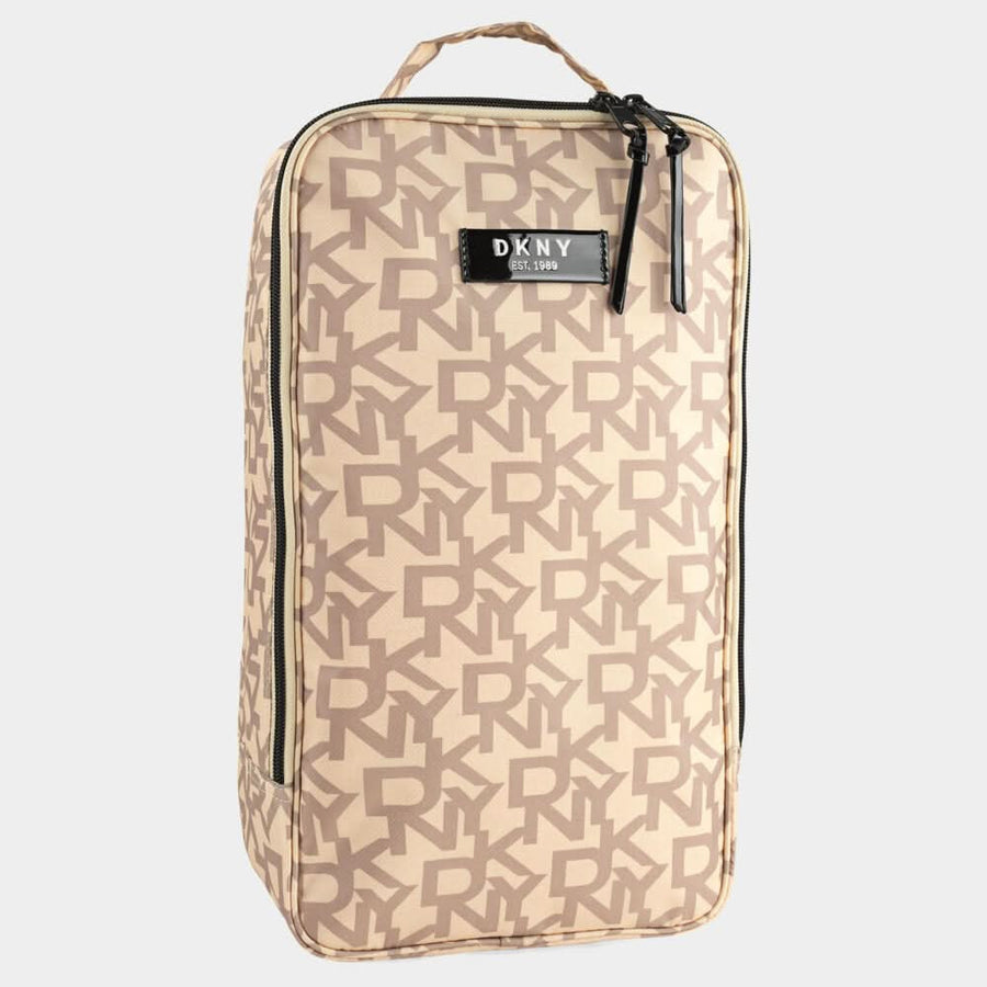 حقيبة أحذية DKNY Signature Geige بيج وبني