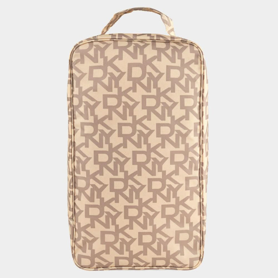 حقيبة أحذية DKNY Signature Geige بيج وبني