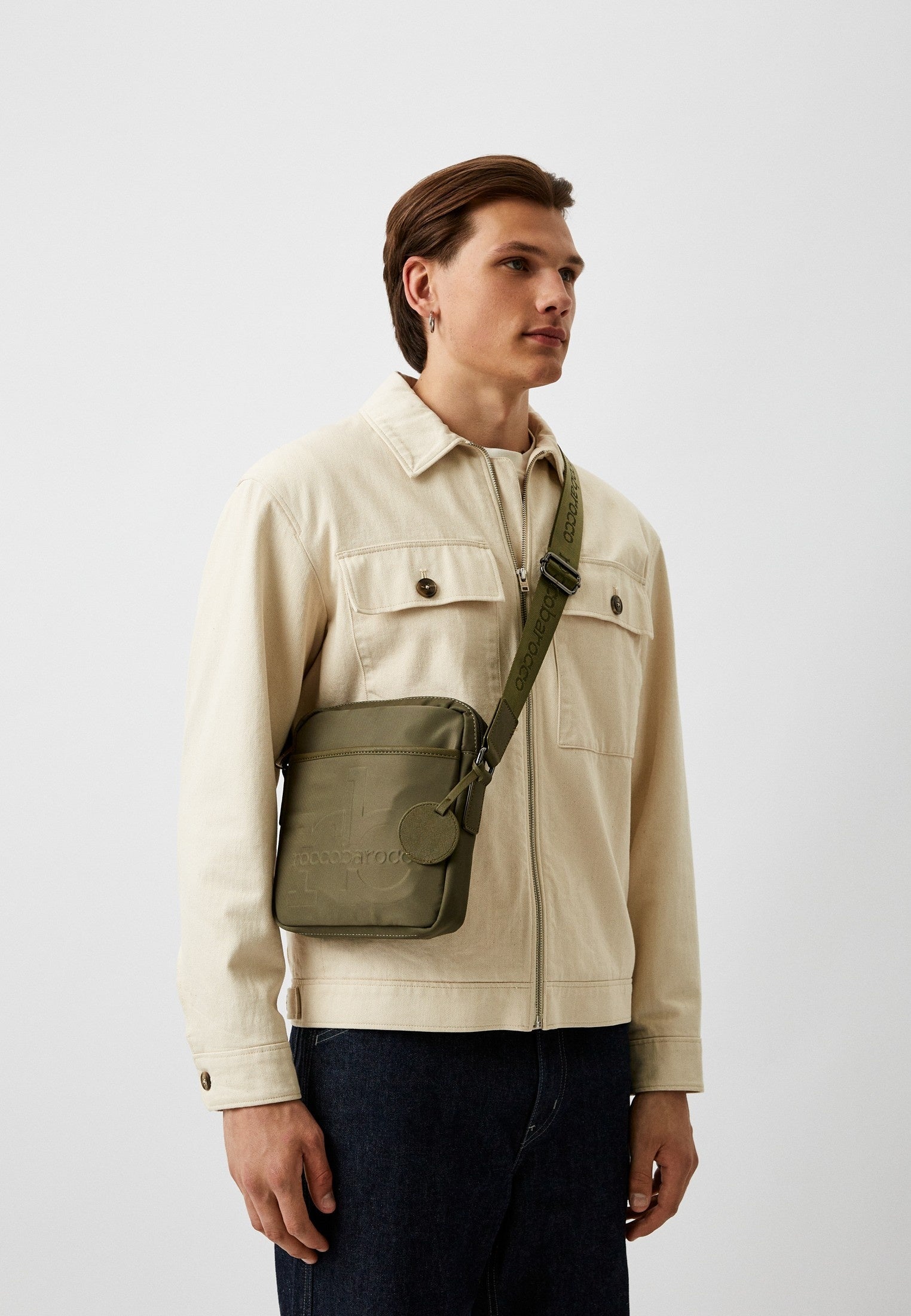 Roccobarocco Body Bag Tracollina Green RBR914B4804