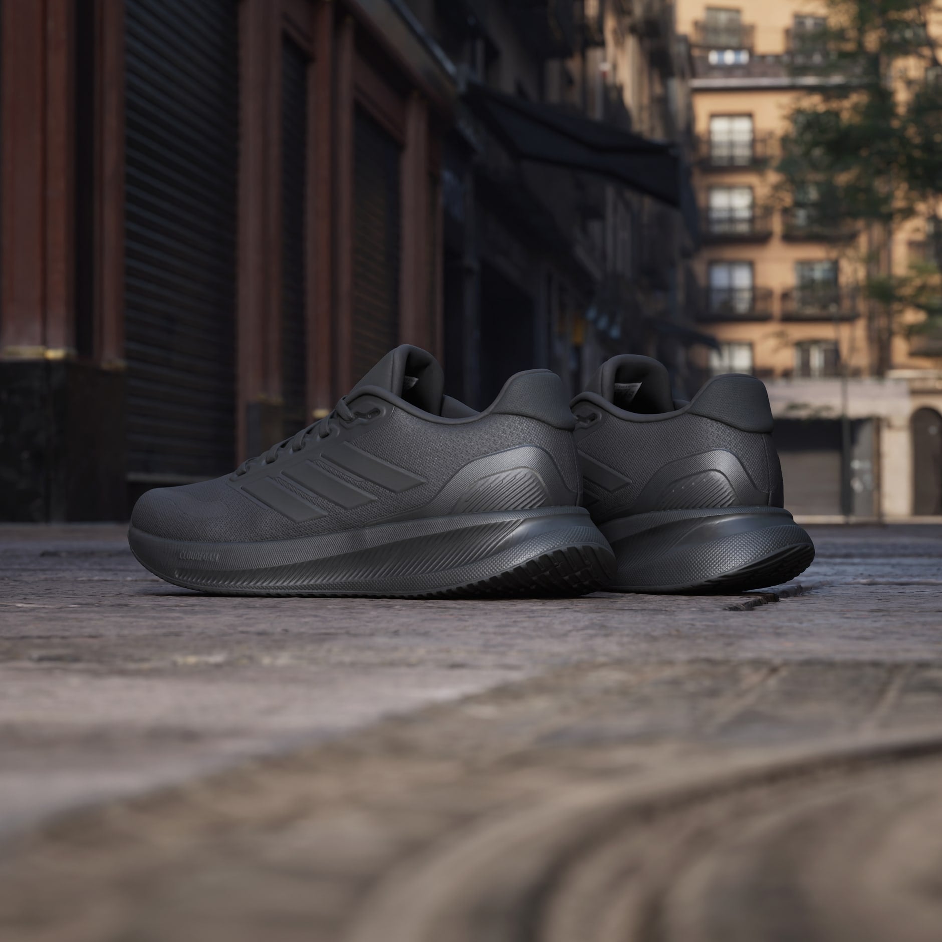 Adidas RunFalcon Running Course A Pied Black Shoes H05802
